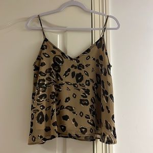 Lizard Thicket Boutique Brown Cheeta Print Tank